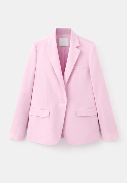 MANGO - Blazer boreli - pink