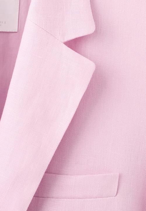 MANGO - Blazer boreli - pink