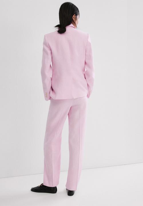 MANGO - Blazer boreli - pink