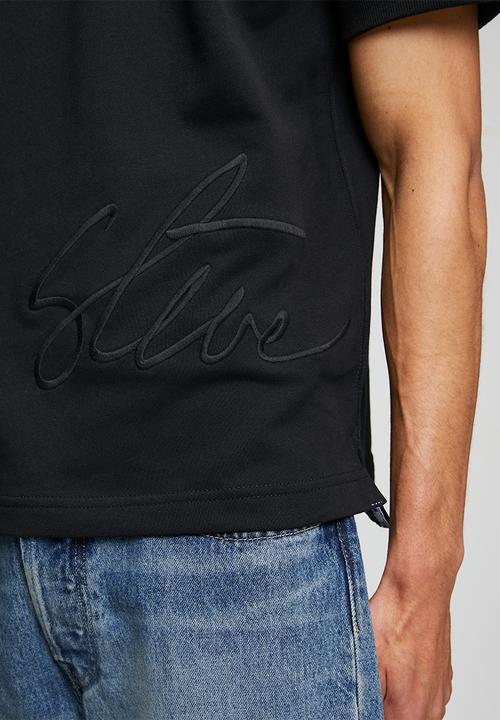 Steve Madden - Mens Rush Crew Neck T-shirt - Black