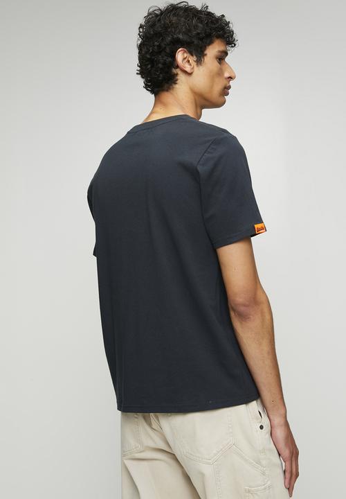 Superdry. - Vl Heritage Relaxed Tee - Eclipse Navy