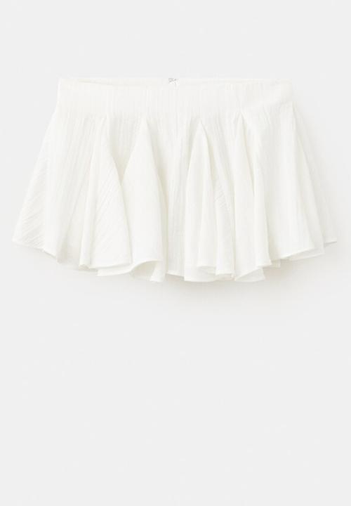 MANGO - Skirt estela- white