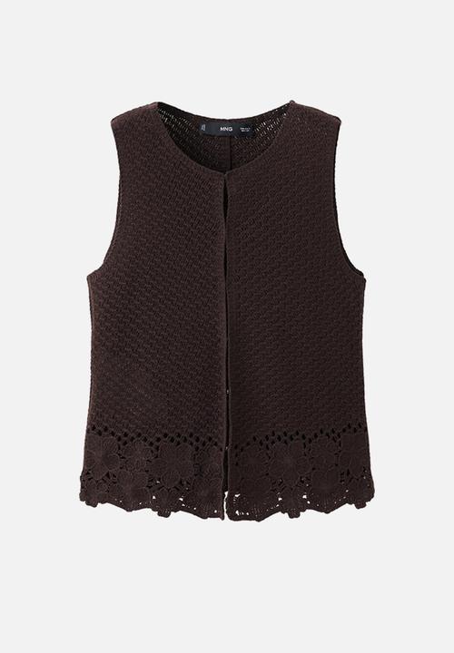 MANGO - Top mashi - brown
