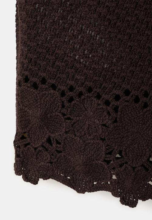 MANGO - Top mashi - brown