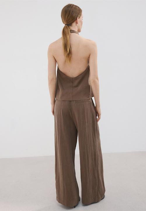 MANGO - Trousers girasol - brown