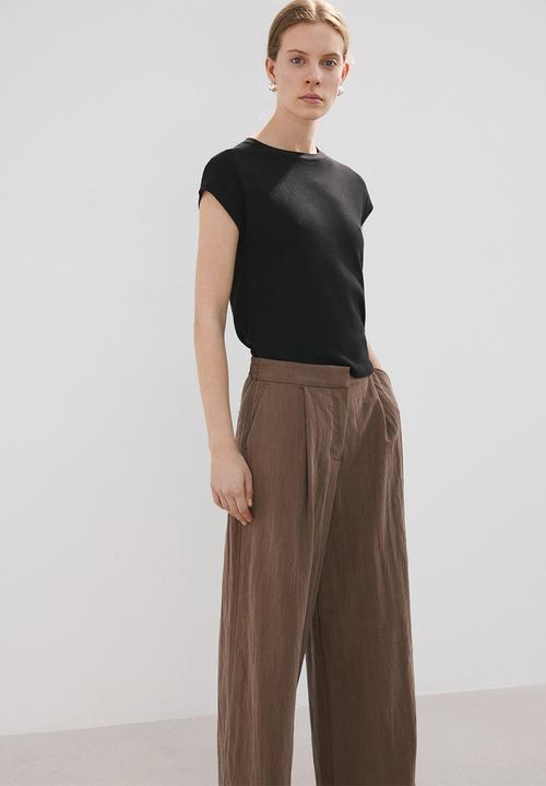 MANGO - Trousers girasol - brown