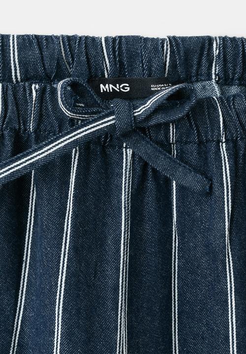 MANGO - Trousers april - open blue