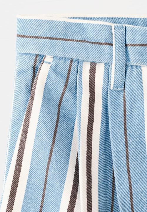 MANGO - Trousers trilussa - light/pastel blue