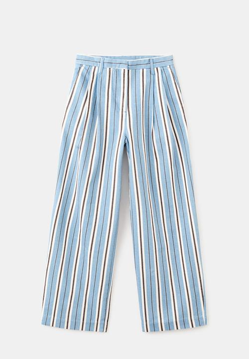 MANGO - Trousers trilussa - light/pastel blue