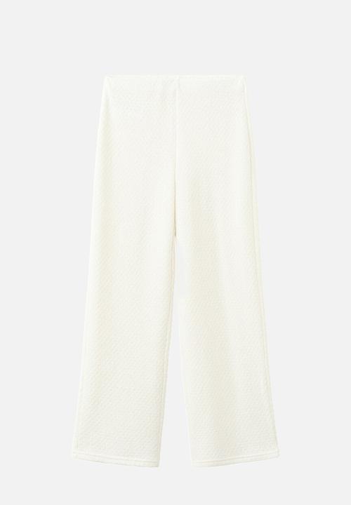 MANGO - Trousers nati - light beige