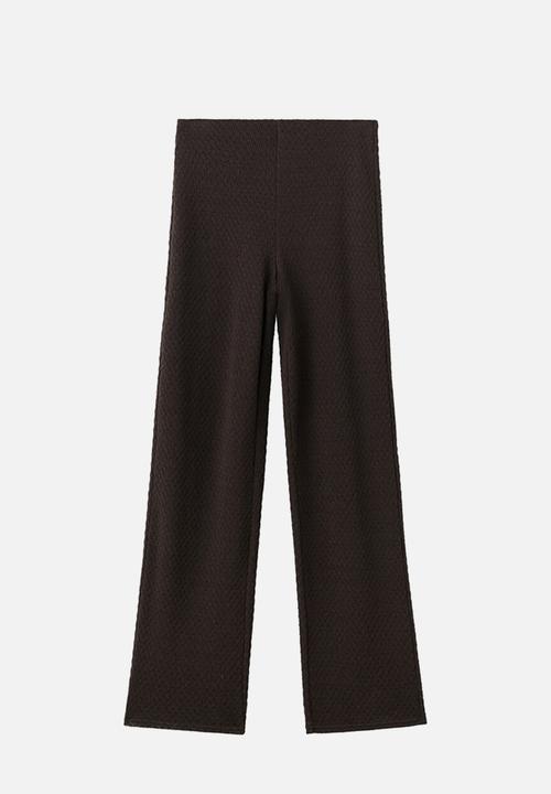 MANGO - Trousers Nati - Brown