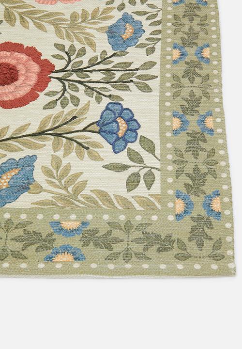 Sixth Floor - Rosa Embroidered Rug - Multi