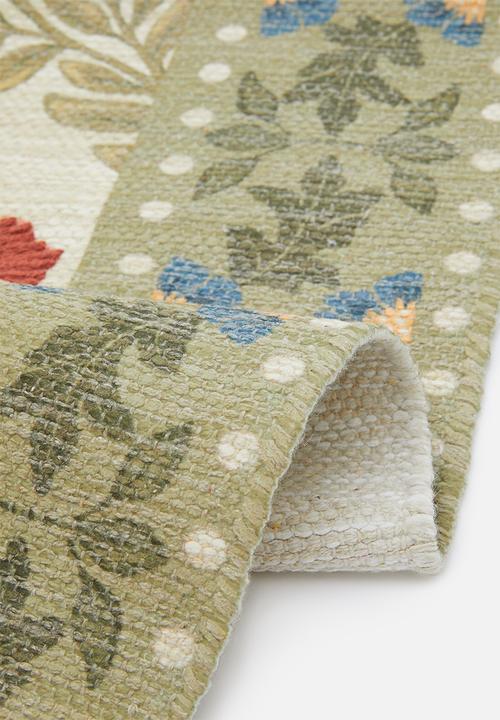 Sixth Floor - Rosa Embroidered Rug - Multi