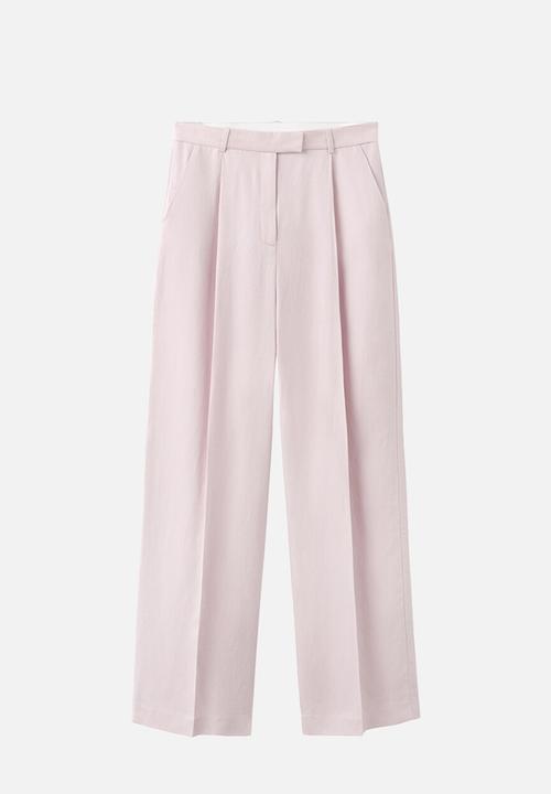 MANGO - Trousers marina - light/pastel purple