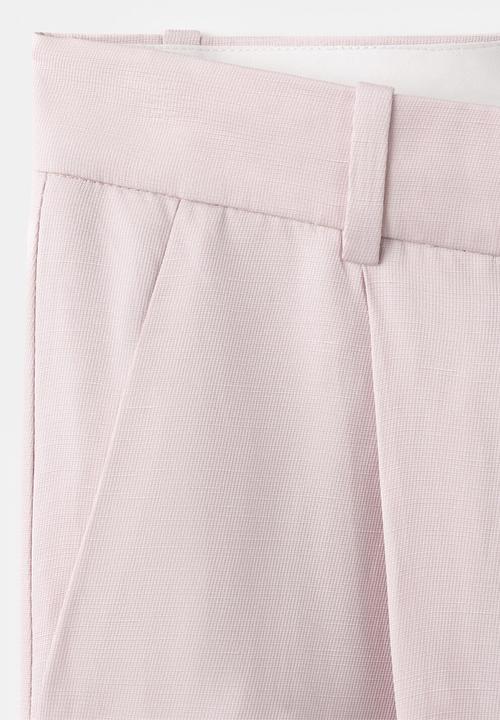 MANGO - Trousers marina - light/pastel purple