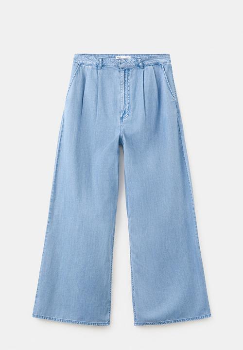 MANGO - Trousers ibiza - open blue