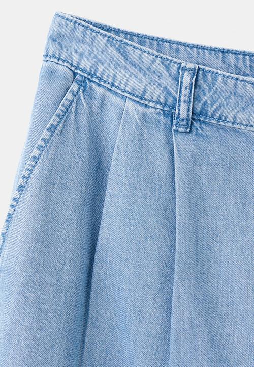 MANGO - Trousers ibiza - open blue