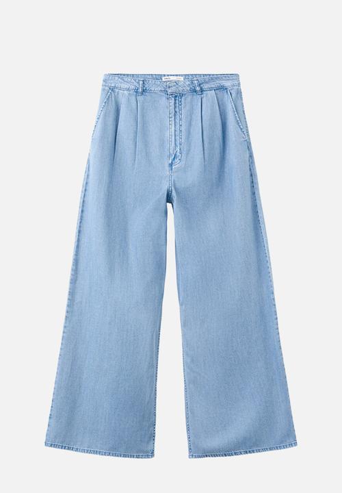 MANGO - Trousers ibiza - open blue