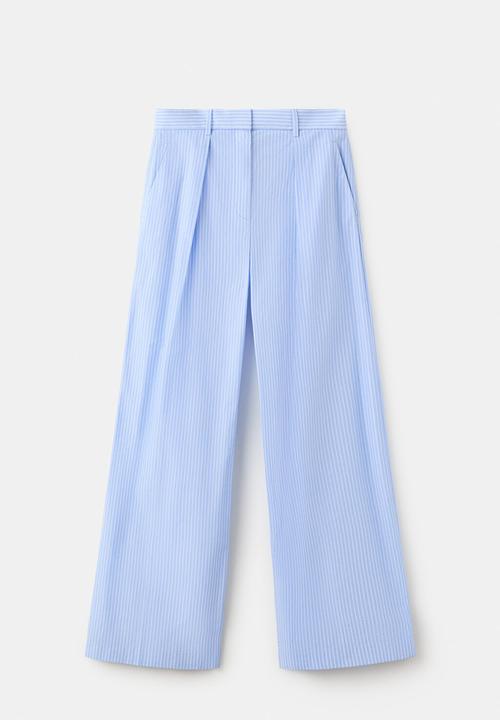 MANGO - Trousers saly - medium blue
