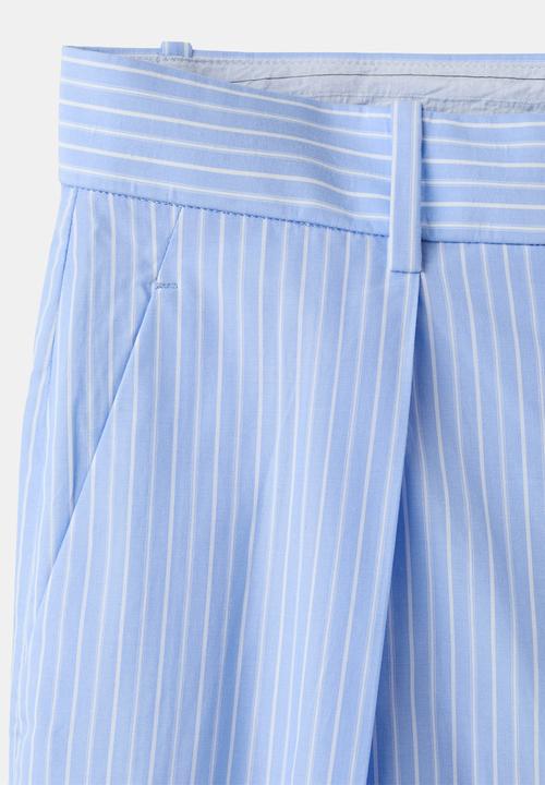 MANGO - Trousers saly - medium blue