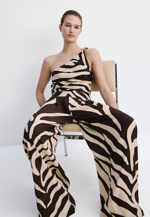 MANGO - Trousers cuca - brown