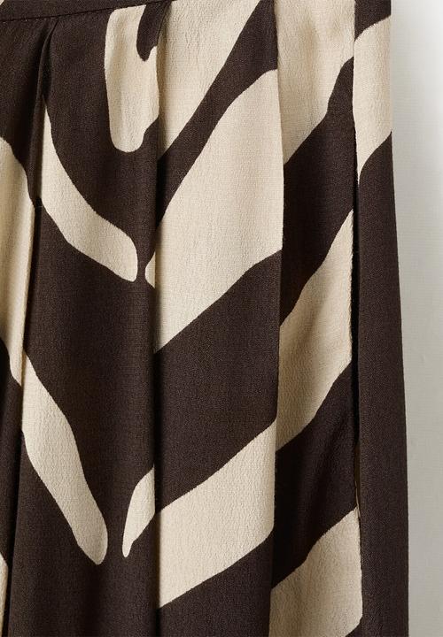 MANGO - Trousers cuca - brown