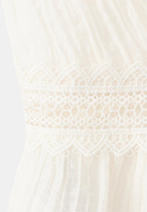 MANGO - Top elena - light beige