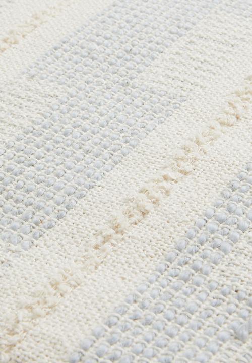 Sixth Floor - Cotton Geo Tufted Woven Throw - Grey