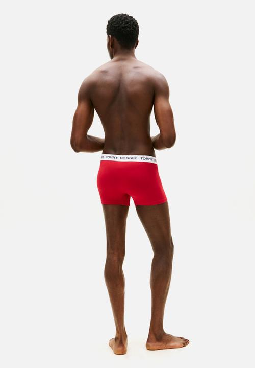 Tommy Hilfiger - 3 Pack TRUNK - Med Red/White/Des sky