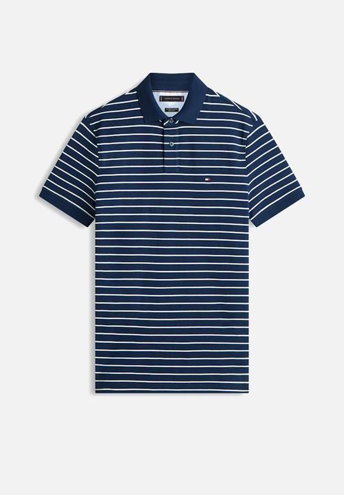 Tommy Hilfiger - 1985 REGULAR POLO - Carbon Navy / Ivory Petal