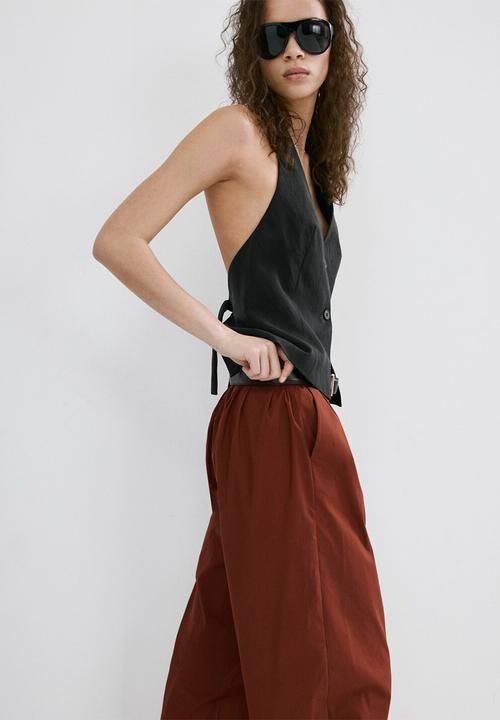MANGO - Vest marga - black