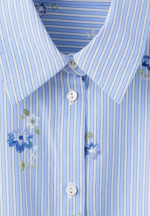 MANGO - Shirt florix - light/pastel blue
