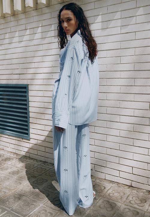 MANGO - Shirt jewelry - light/pastel blue