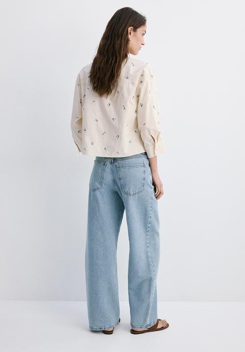 MANGO - Shirt lovely - light/pastel yellow