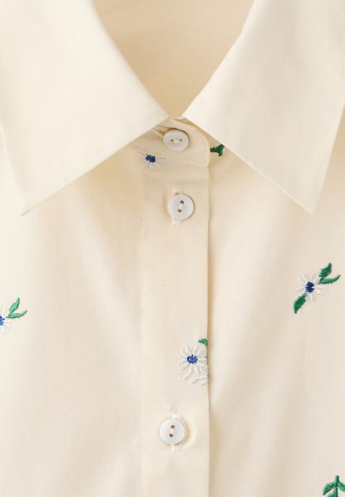 MANGO - Shirt lovely - light/pastel yellow