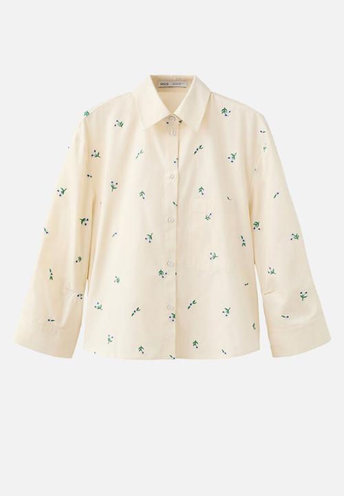MANGO - Shirt lovely - light/pastel yellow