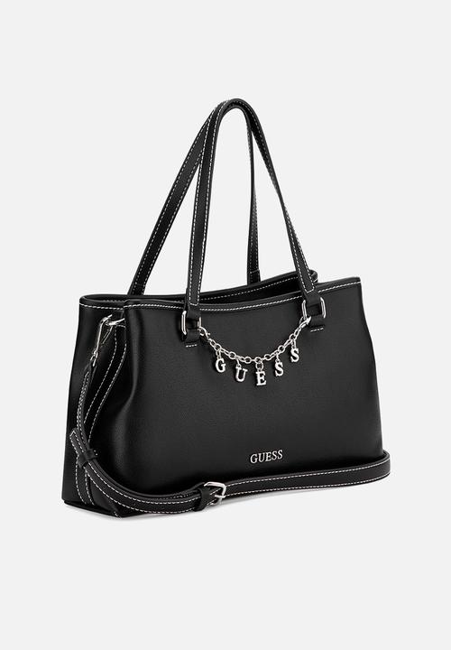 GUESS - Angelica Satchel Bag - Black
