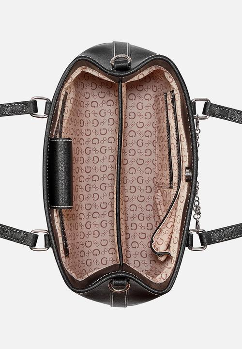 GUESS - Angelica Satchel Bag - Black
