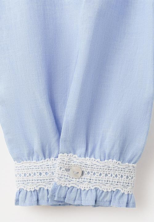 MANGO - Shirt leonine - light/pastel blue