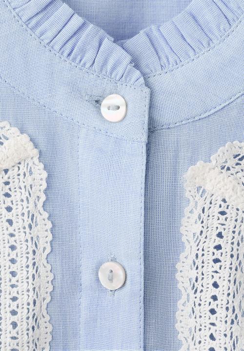 MANGO - Shirt leonine - light/pastel blue