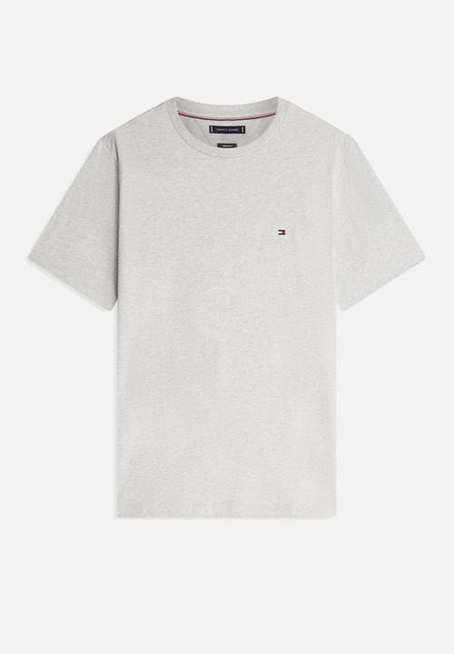 Tommy Hilfiger - ESS SEASONAL REG FIT SOLID TEE - Light Grey Heather