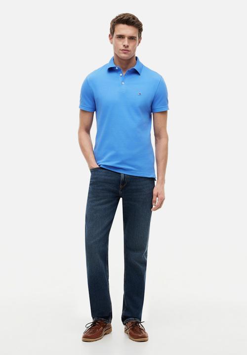Tommy Hilfiger - 1985 SLIM POLO - Blue Spell