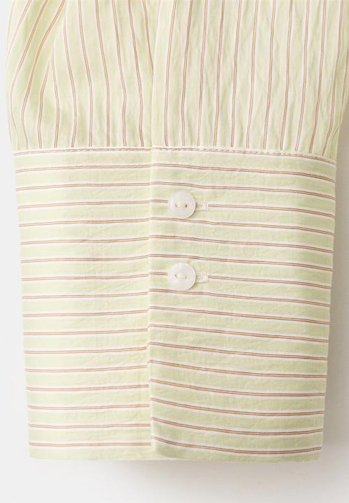 MANGO - Shirt ketina - green