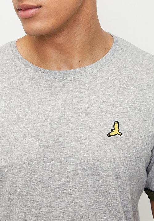 Brave Soul - T-Shirts - Light Grey Marl