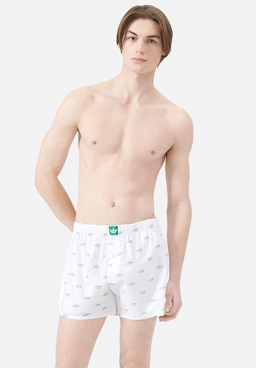 adidas Originals - Originals Core Cotton  2PK Icon Woven Boxer - SWaopSBaop