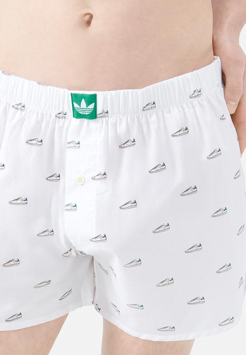 adidas Originals - Originals Core Cotton  2PK Icon Woven Boxer - SWaopSBaop