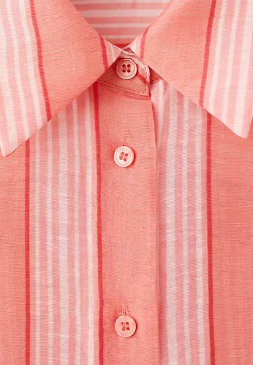 MANGO - Shirt clay - orange