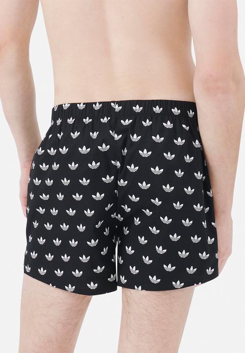 adidas Originals - Originals Core Cotton  2PK Icon Woven Boxer - TBaopWaop