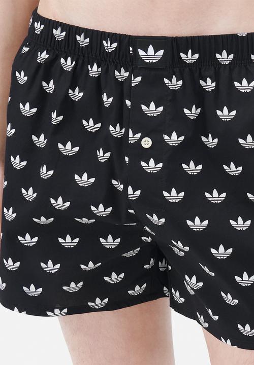 adidas Originals - Originals Core Cotton  2PK Icon Woven Boxer - TBaopWaop