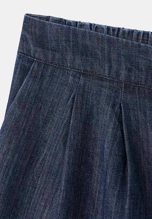 MANGO - Shorts may - open blue